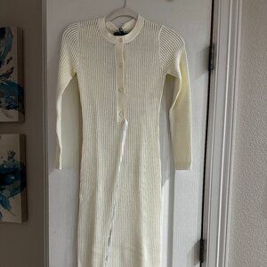 CYNTHIA ROWLEY Henley Midi Dress NWT Size SMALL